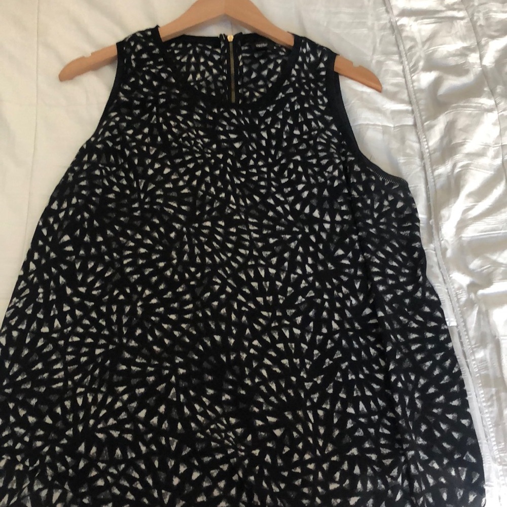 Black and Grey Blouse